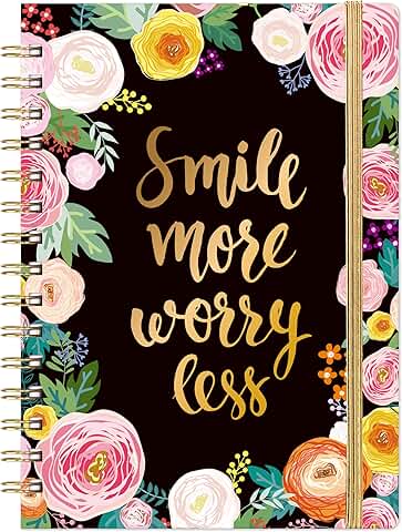 Ruled Spiral Notebook with Waterproof Cover