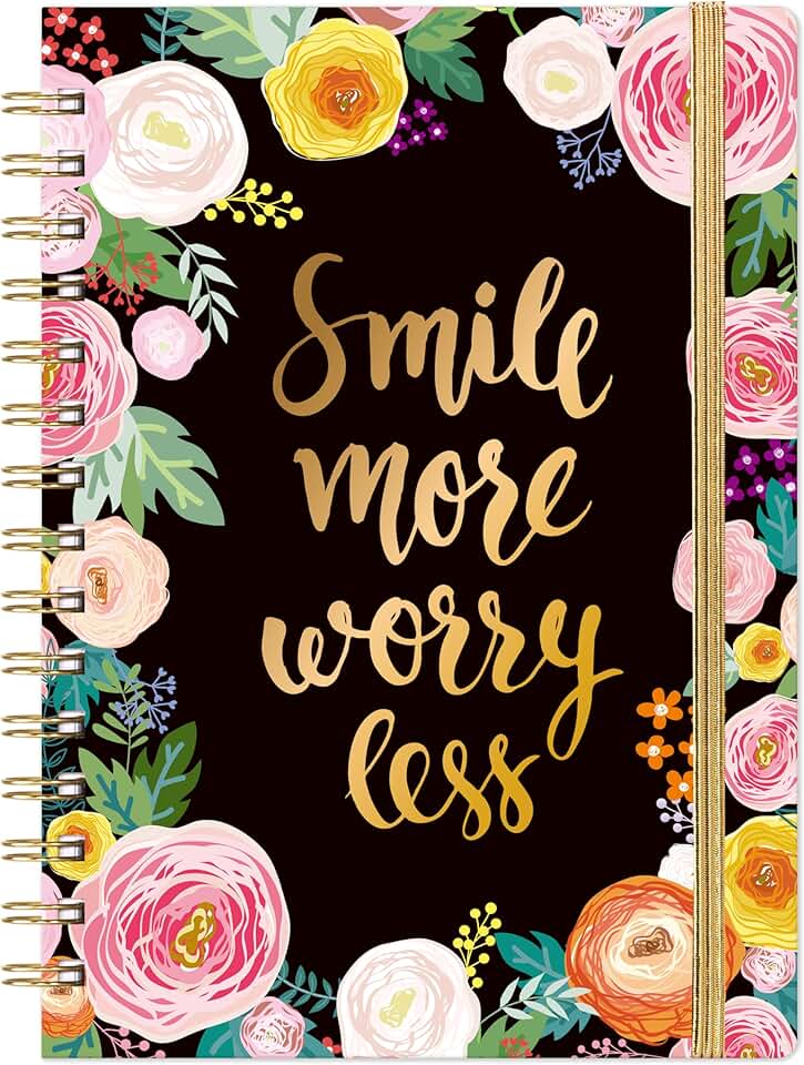 Ruled Spiral Notebook with Waterproof Cover