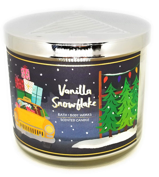 3-Wick Candle in Vanilla Snowflake 2018)
