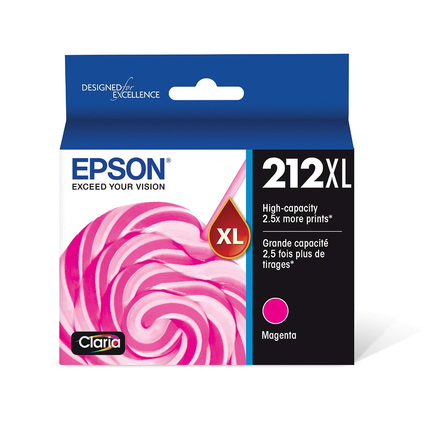 T212 Claria -Ink High Capacity Magenta -Cartridge (T212XL320-S) for Select Expression and Workforce Printers