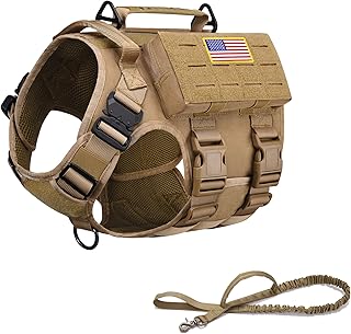 2024 Tactical Dog Harness with Handle and Leash