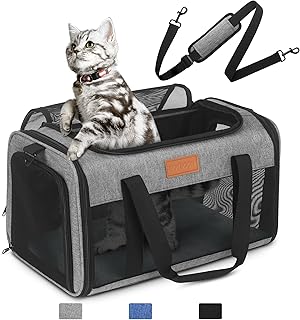 Pet Carrier for Small Cats, Underseat, Soft Sided