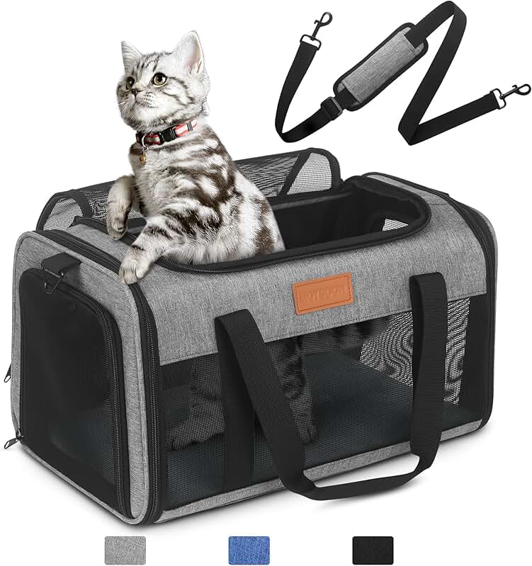 Pet Carrier for Small Cats, Underseat, Soft Sided