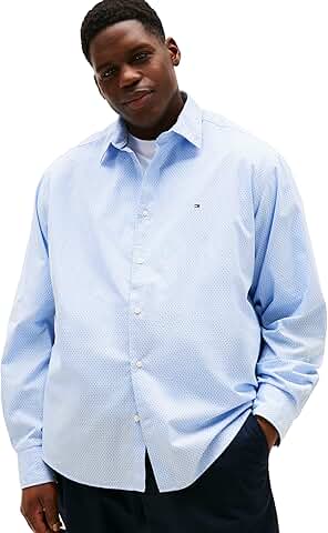 Men's Long Sleeve Poplin Button-Down Shirt