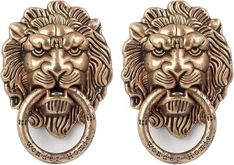 Two Black and Gold Metal Phone Ring Holders
