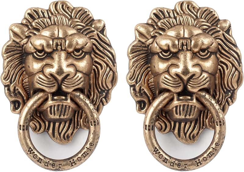 Two Black and Gold Metal Phone Ring Holders