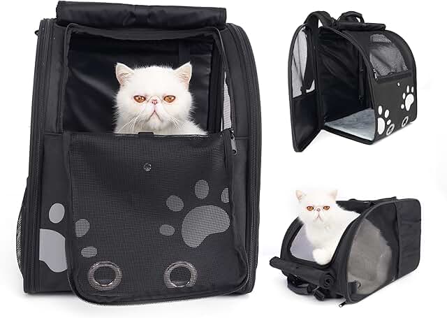 Pet Backpack Carrier for Small Dogs and Cats