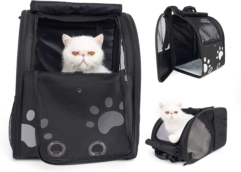 Pet Backpack Carrier for Small Dogs and Cats