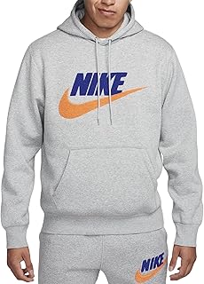 Men's Dark Grey Heather Pullover Hoodie, Size Medium