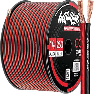 14 Gauge Speaker Wire for Car, Home, RV, 250ft