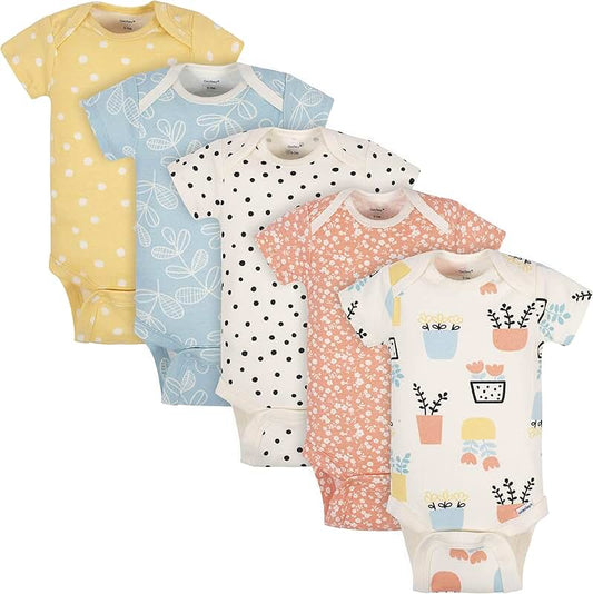 Baby Boys' 5-Pack Short-Sleeve Bodysuits