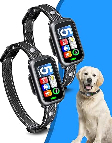 Dog Bark Collar for All Sizes with Adjustable Sensitivity