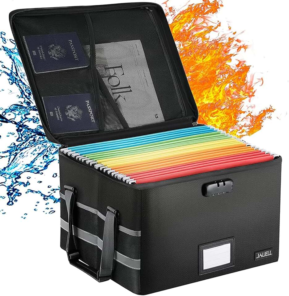 Fireproof Locking Document Storage Box