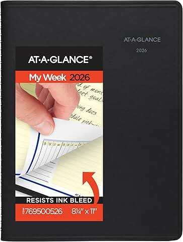 Large 2026 Weekly and Monthly Appointment Book