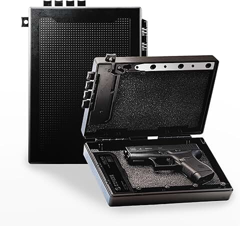 Tactical Handgun Storage Lock Box, 2 Pack