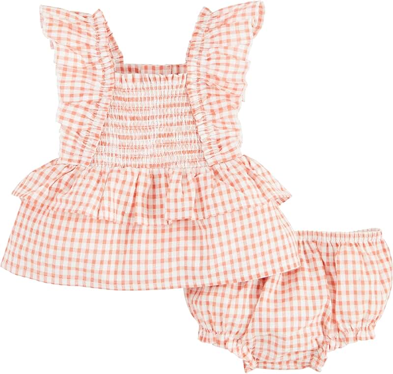 Baby Boys' Smocked Pinafore Set