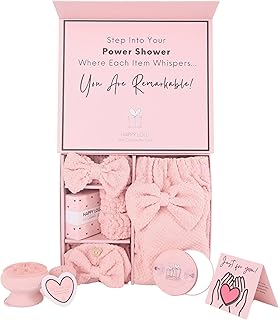 Pink Power Shower Gift Set with Bath Accessories