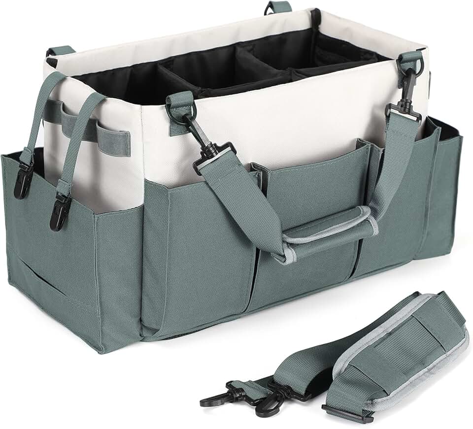 Large Wearable Cleaning Caddy with Multiple Compartments