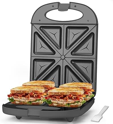 Electric Sandwich Maker with Indicator Light