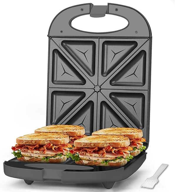 Electric Sandwich Maker with Indicator Light