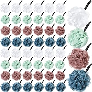 48 Soft Bath Loofahs for Shower and Exfoliation
