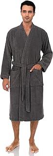 Men's Cotton Bathrobe in Soft Terry Cloth