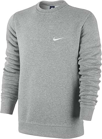 Men's Black and White Crew Sweatshirt