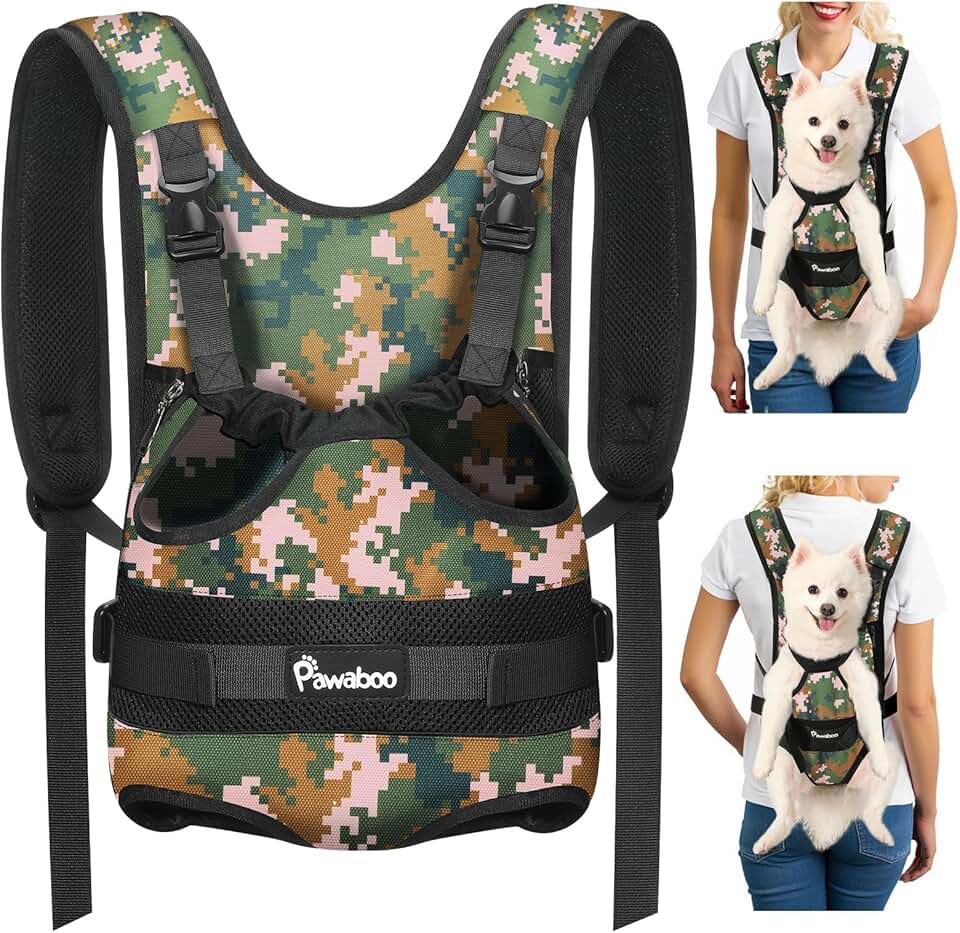 Pet Dog Front and Back Carrier Backpack