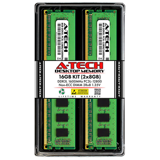 A-Tech 16GB DDR3L 1600 MHz UDIMM Desktop RAM Modules