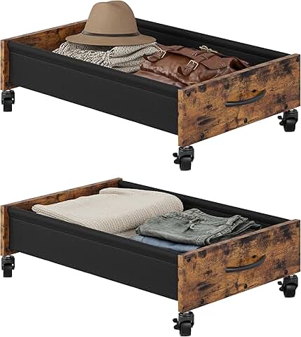 Under Bed Storage Drawers with Wheels
