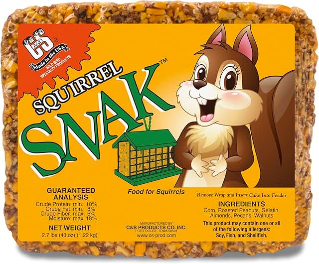 Six-Pack Squirrel Snacks