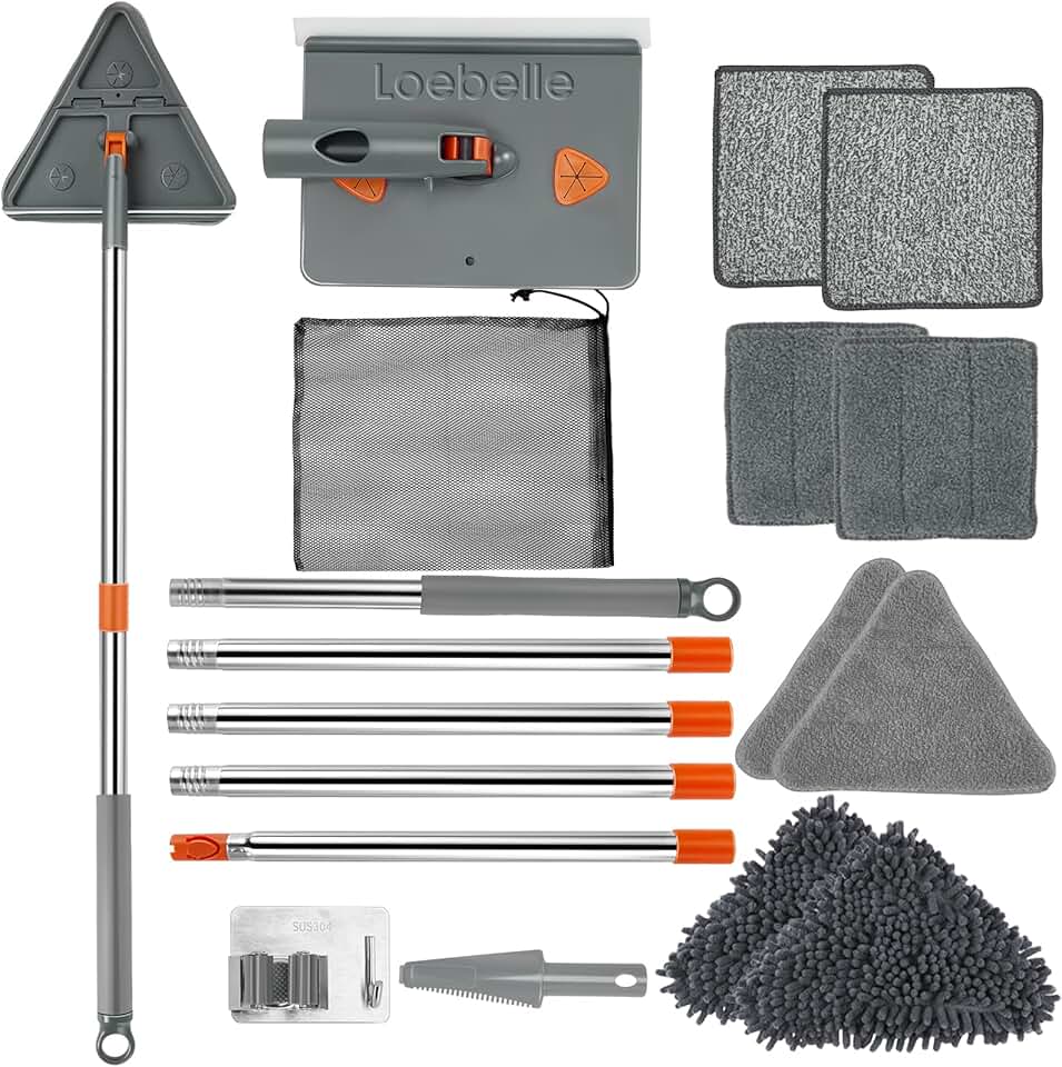 Long Handle Baseboard and Wall Cleaning Tool