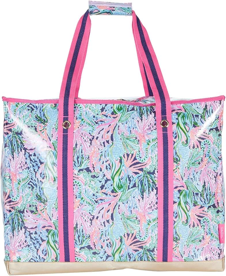 Large Heavy Duty Collapsible Utility Tote with Zip Lid