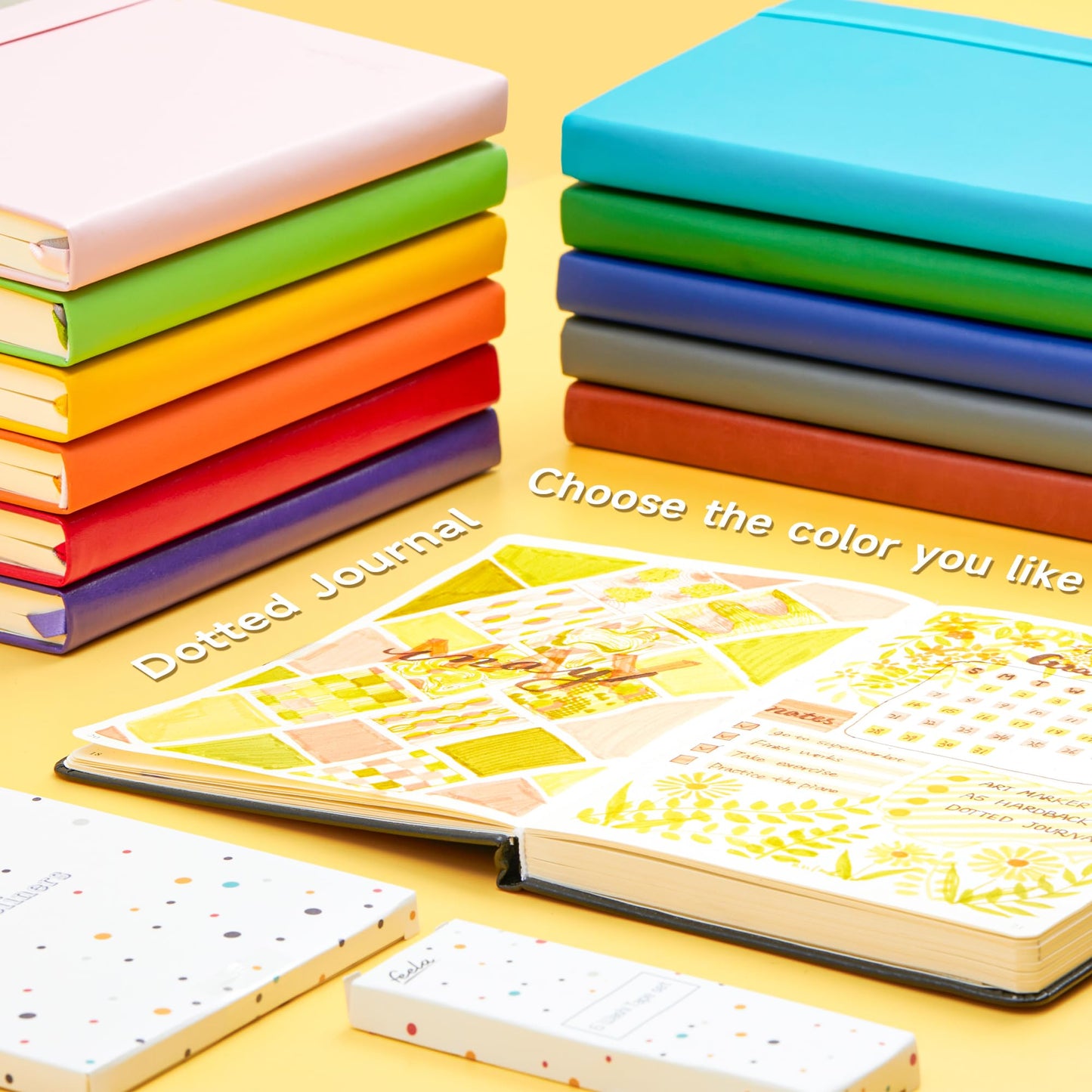 Dotted Journal Kit with Pens and Accessories