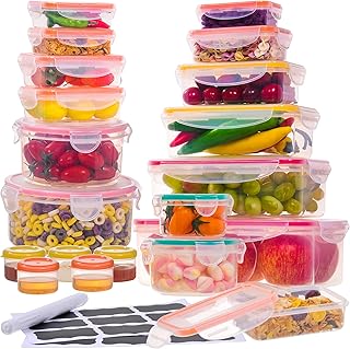 38-Piece Large Food Storage Container Set