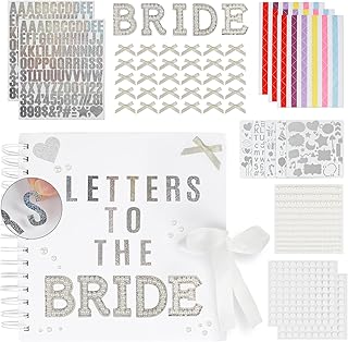 8x8 Inch DIY Wedding Scrapbook with 40 Pages
