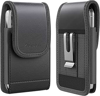 Leather Holster Case with Belt Clip for iPhone Models