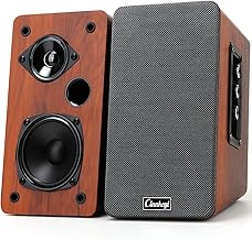 Wooden 50W Passive 2.0 Computer and TV Speakers