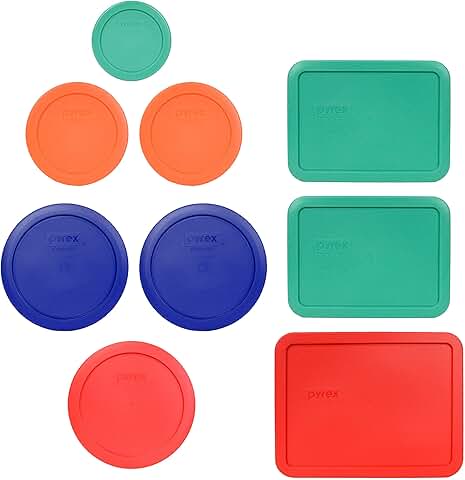 Food Storage Replacement Lids in Various Colors
