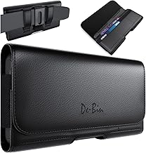 Universal Belt Holster for iPhone and Cellphone with Clip and Card Pouch