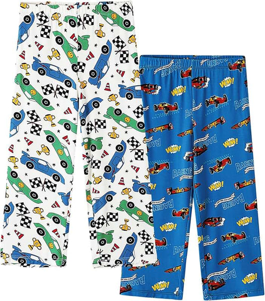 Two-Pack Toddler Boys Girls Bamboo Pajama Pants
