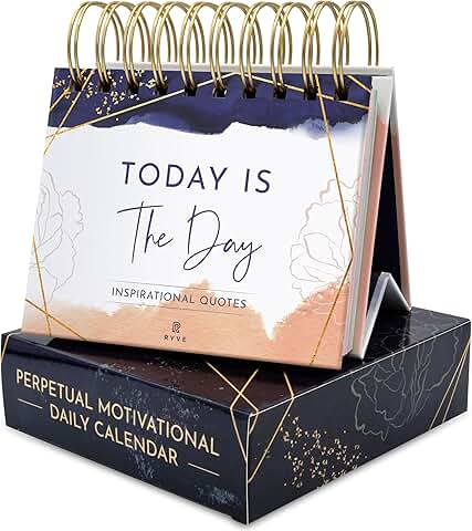 Daily Motivational Flip Calendar with Inspirational Quotes