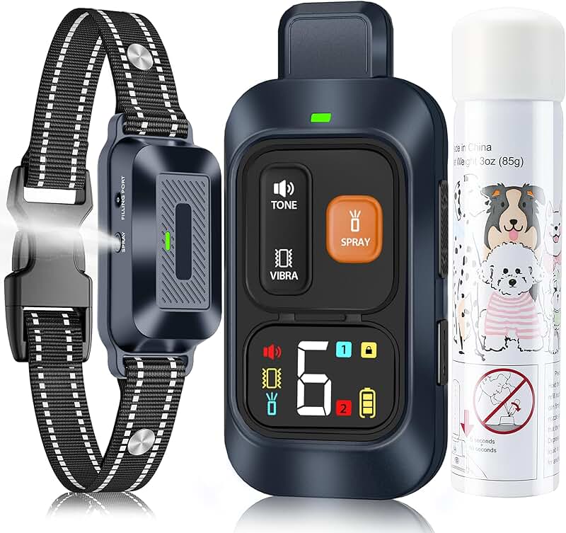 Citronella Dog Training Collar with Remote and Spray
