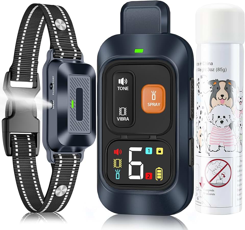 Citronella Dog Training Collar with Remote and Spray