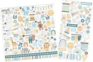 Baby Boy Scrapbook Stickers for Craft and Photos