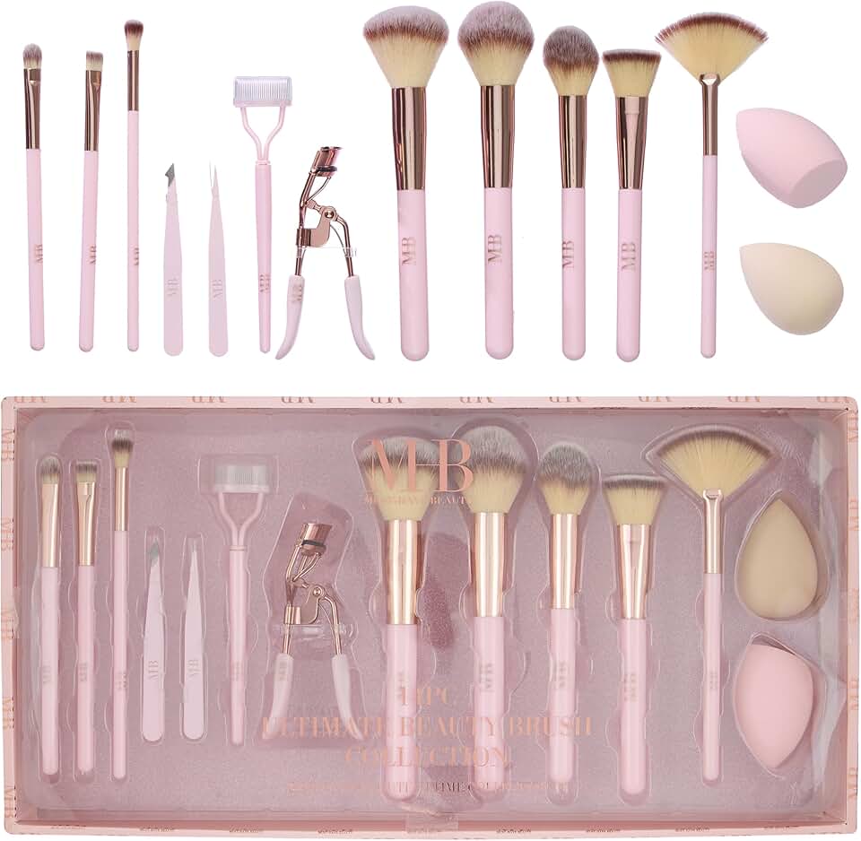 14-Piece Beauty Brush and Makeup Tool Set