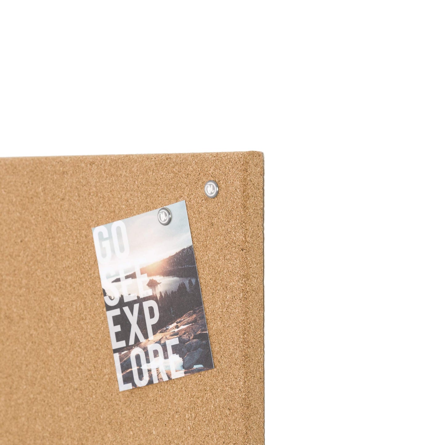 14-Inch Square Cork Bulletin Board