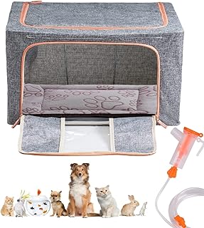 Pet Incubator with Nebulization Kit and Blanket