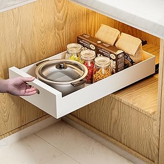21-inch Deep Pull Out Cabinet Organizer with Steel Drawers