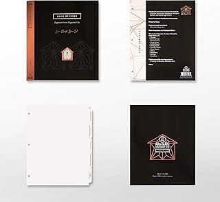 Home Records Organizer Kit with Index Tabs